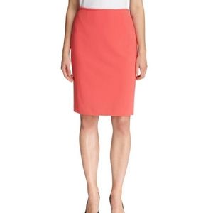 Calvin Klein Coral Pencil Skirt